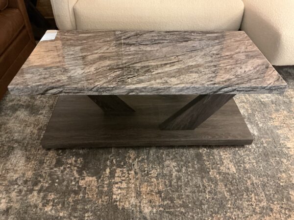 gry marble coffee table
