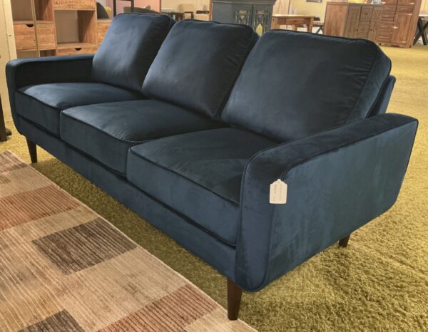 royal blue sofa