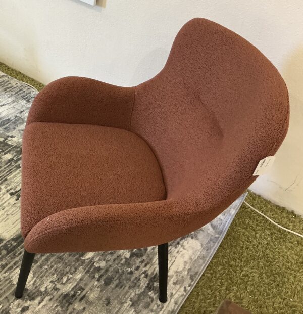 rust accent chair
