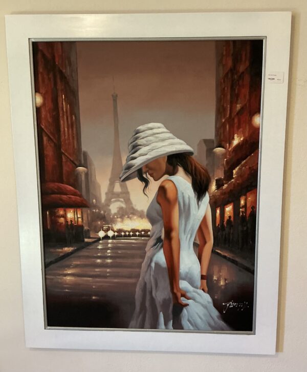 girl in street painting