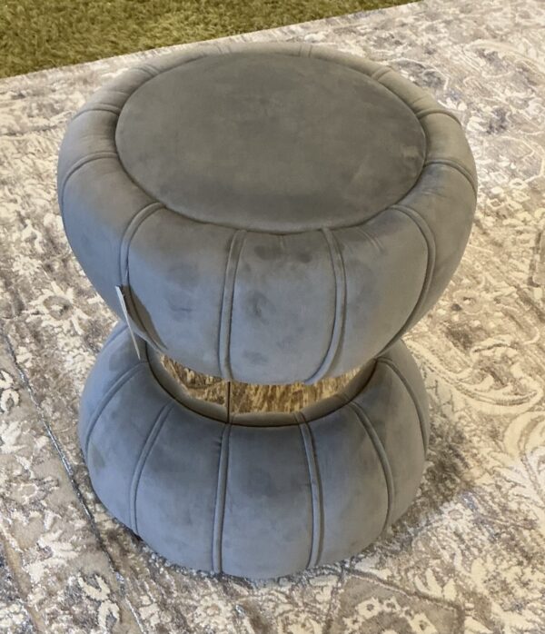 grey ottoman