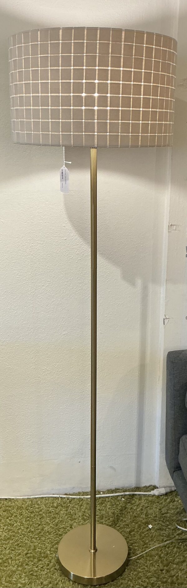 gold floor lamp