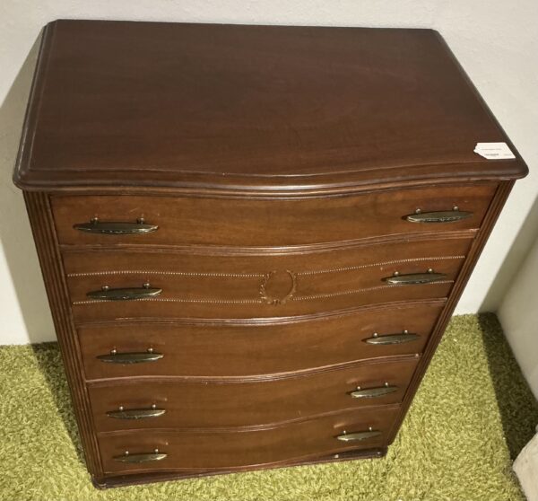 art deco highboy dresser