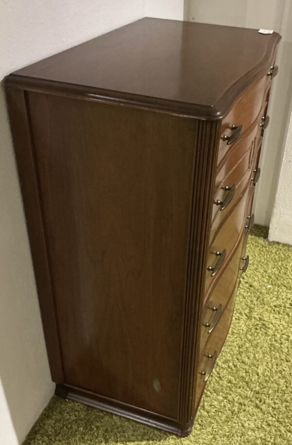 art deco highboy dresser