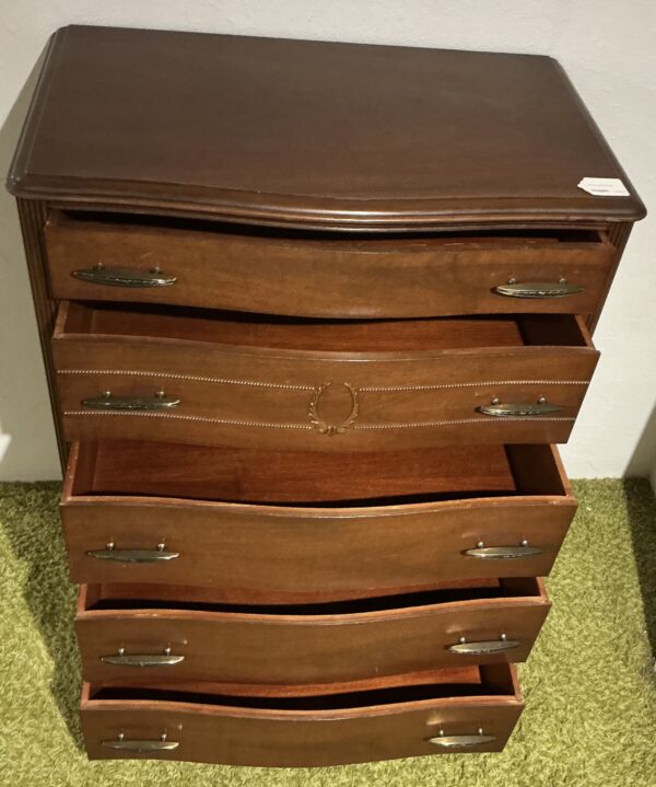 art deco highboy dresser