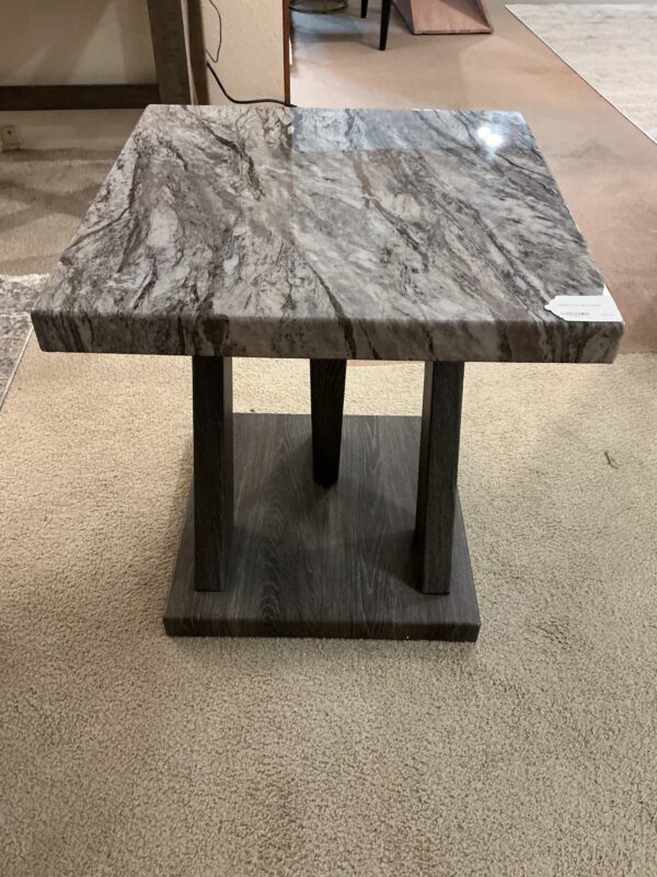 marble top end table