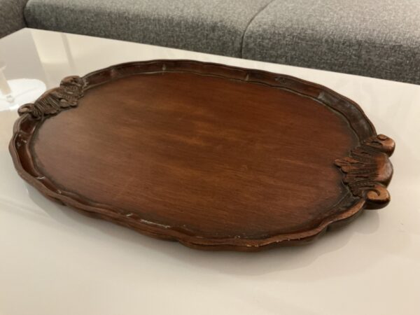 wooden platter