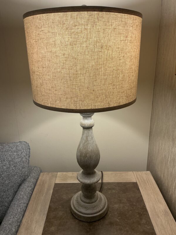 solid wood table lamp