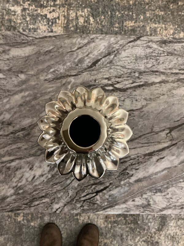 lg silver vase