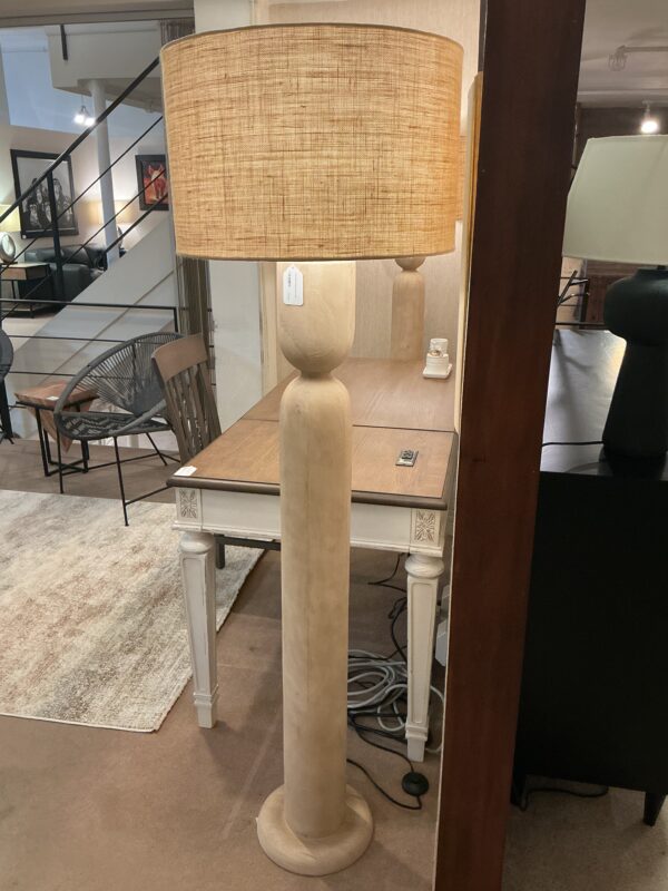 orin natural wood floor lamp