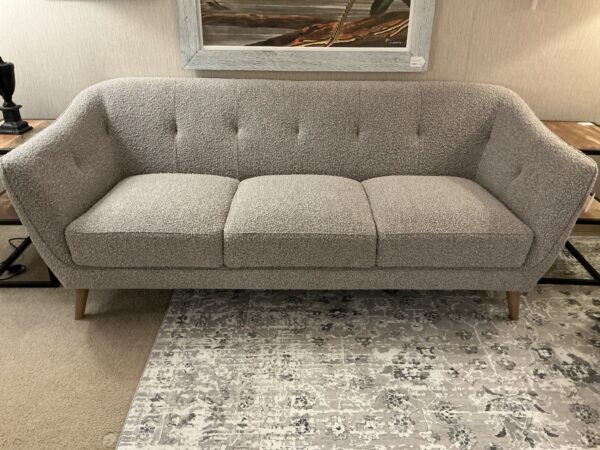 smoke gray bucket sofa