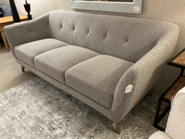 smoke gray bucket sofa