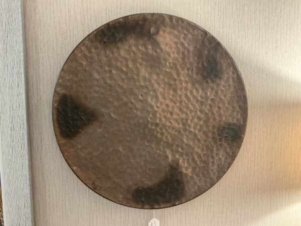lg metal copper and brown wall decor