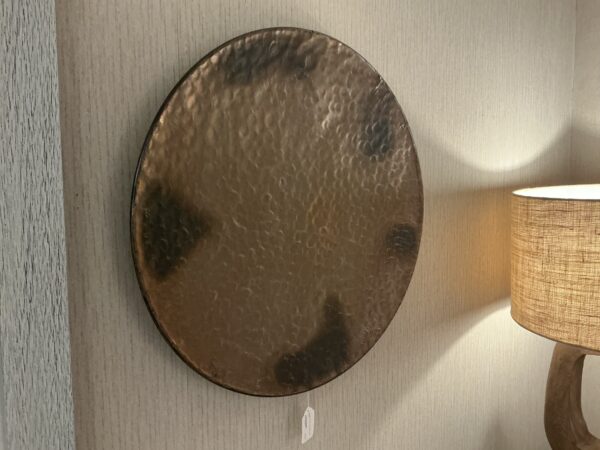 lg metal copper and brown wall decor