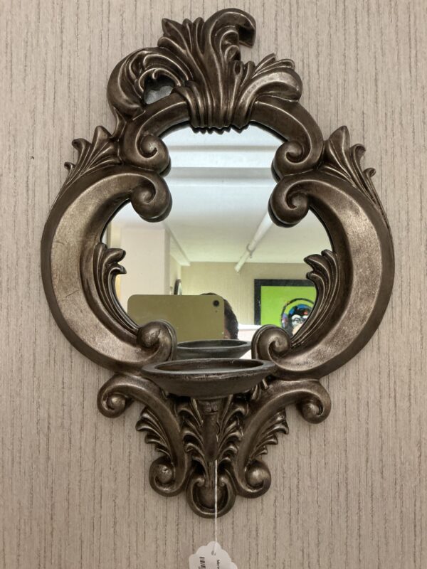 mirrored candle holder