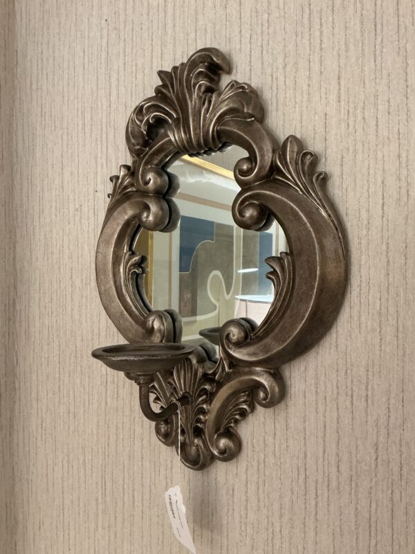 mirrored candle holder