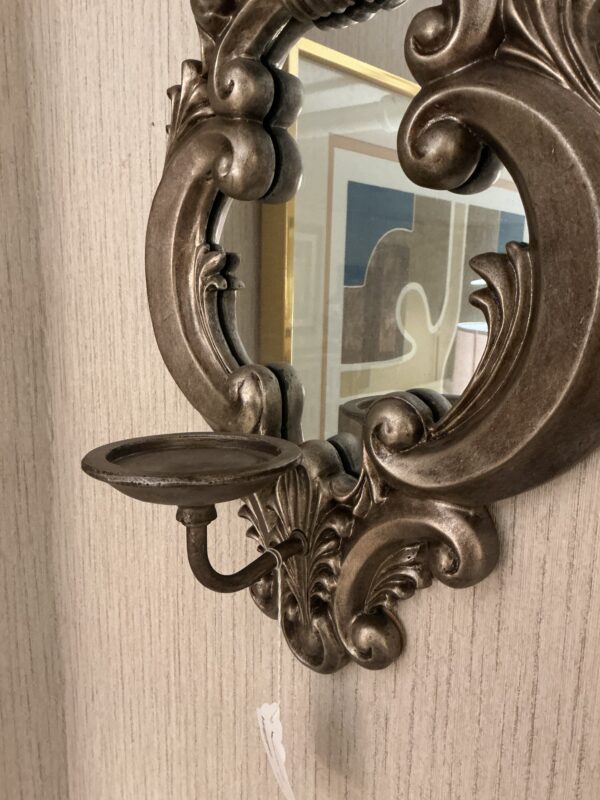 mirrored candle holder