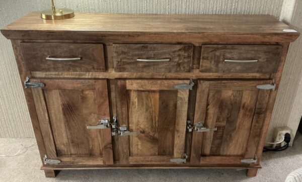 three drawer/three cabinet icebox sideboard