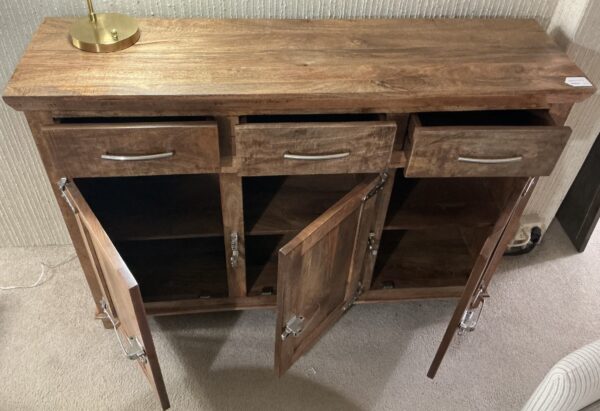 three drawer/three cabinet icebox sideboard