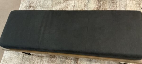 dark blue bench