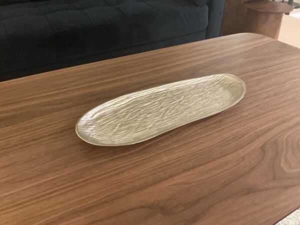silver tray