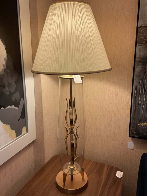 gold mc tall lamp