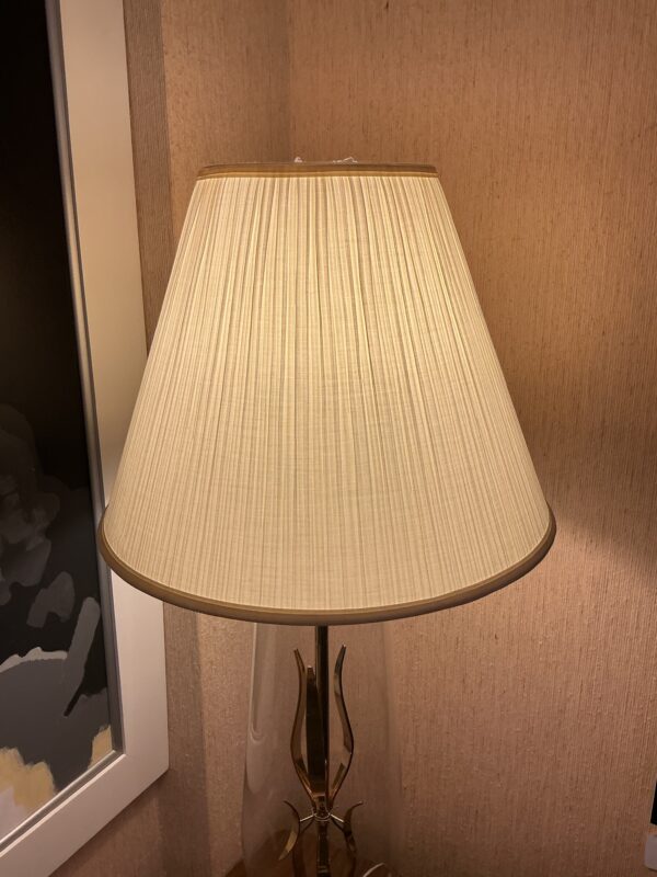 gold mc tall lamp