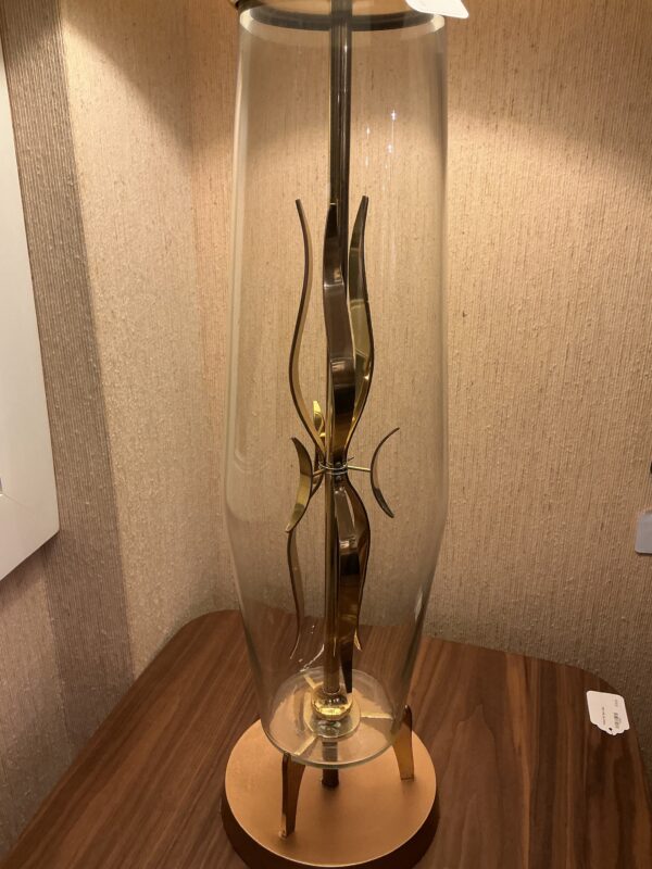 gold mc tall lamp
