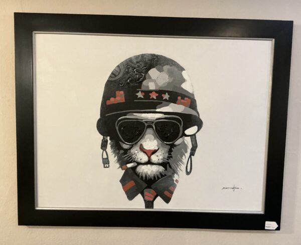 army tiger painting
