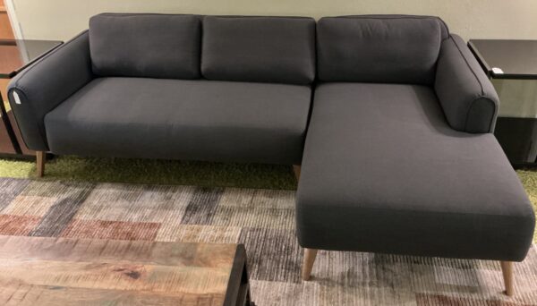 kardiel dark grey sectional