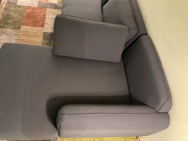kardiel dark grey sectional