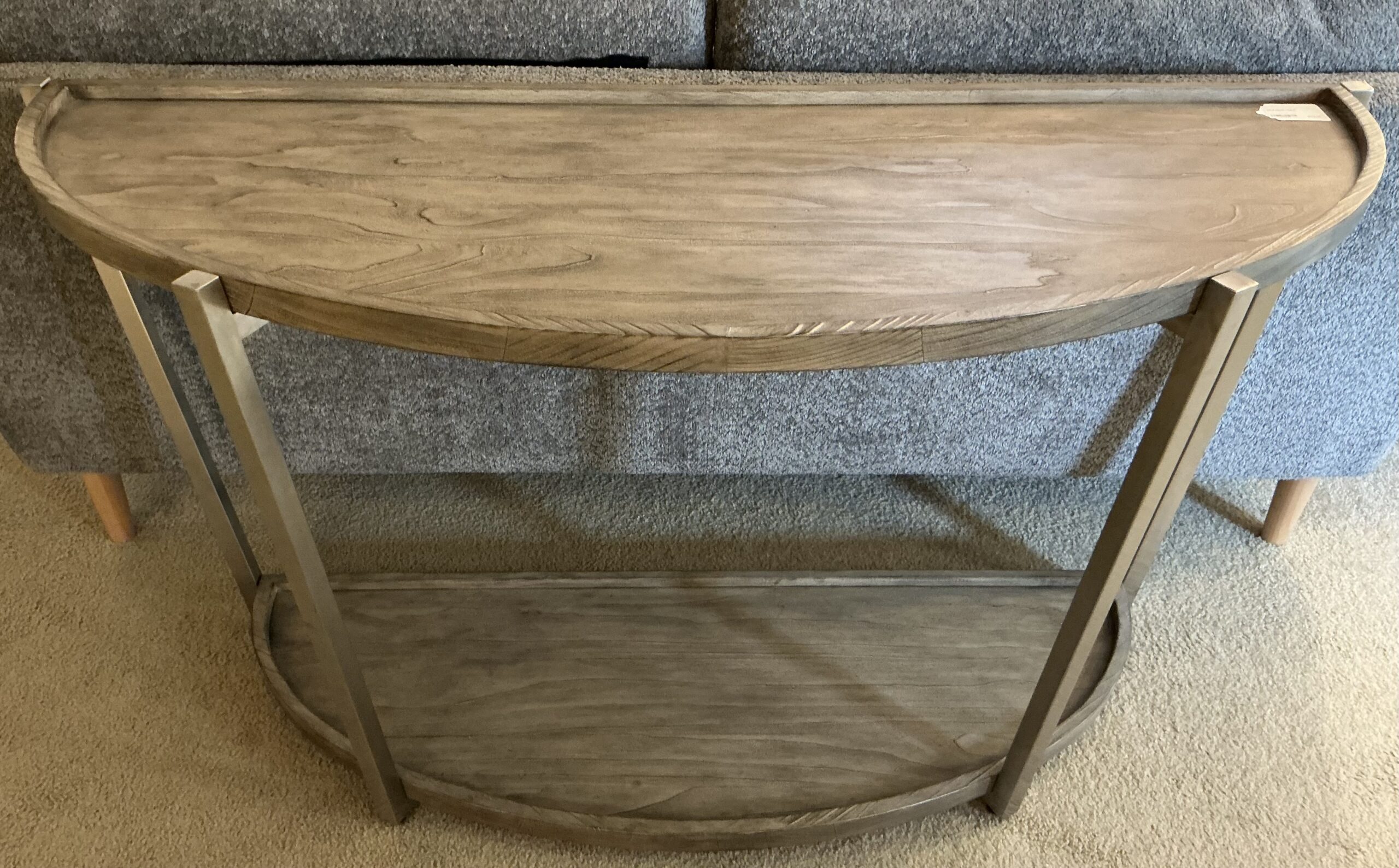half moon table