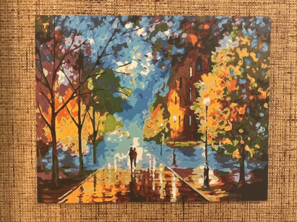 veg paint by number art