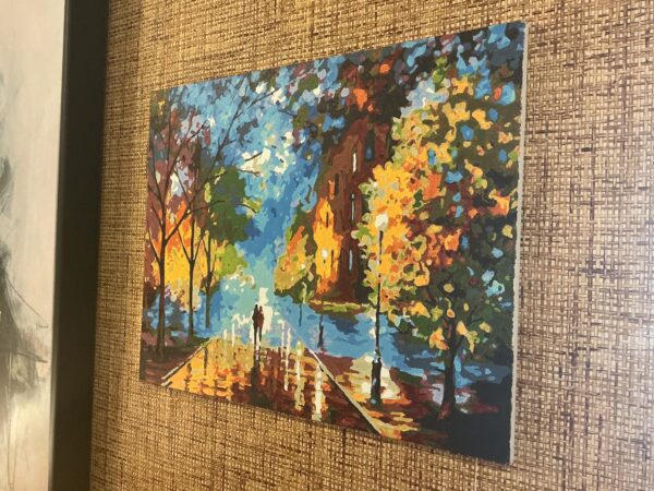 veg paint by number art