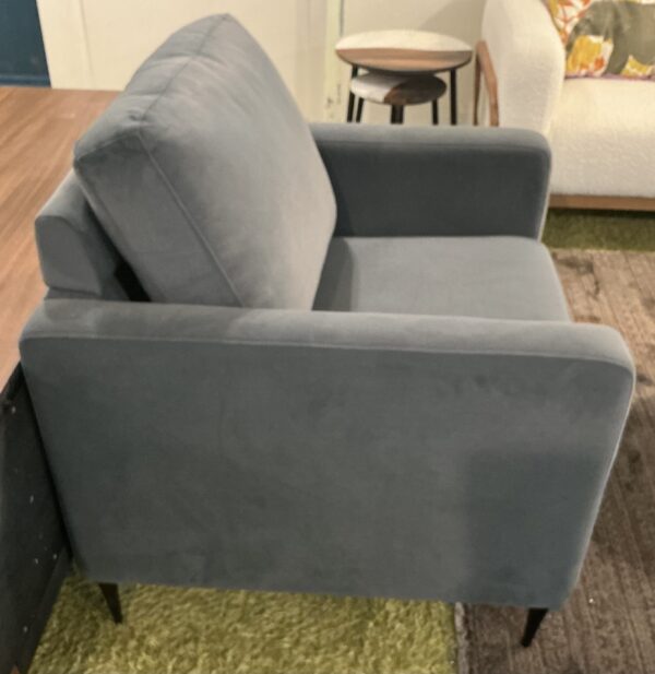 dark gray mod chair
