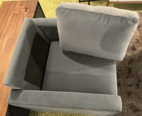 dark gray mod chair