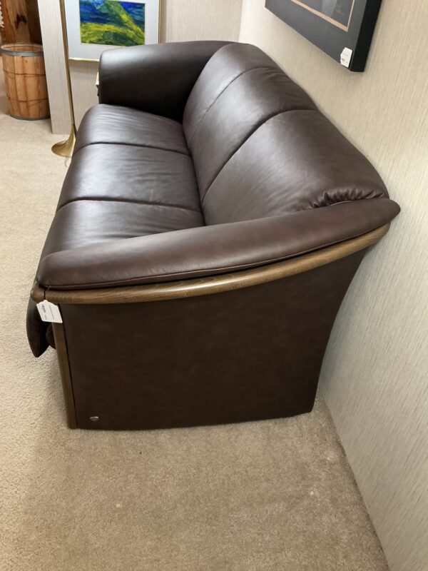 stressless brown couch
