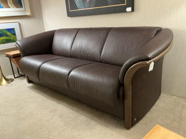 stressless brown couch