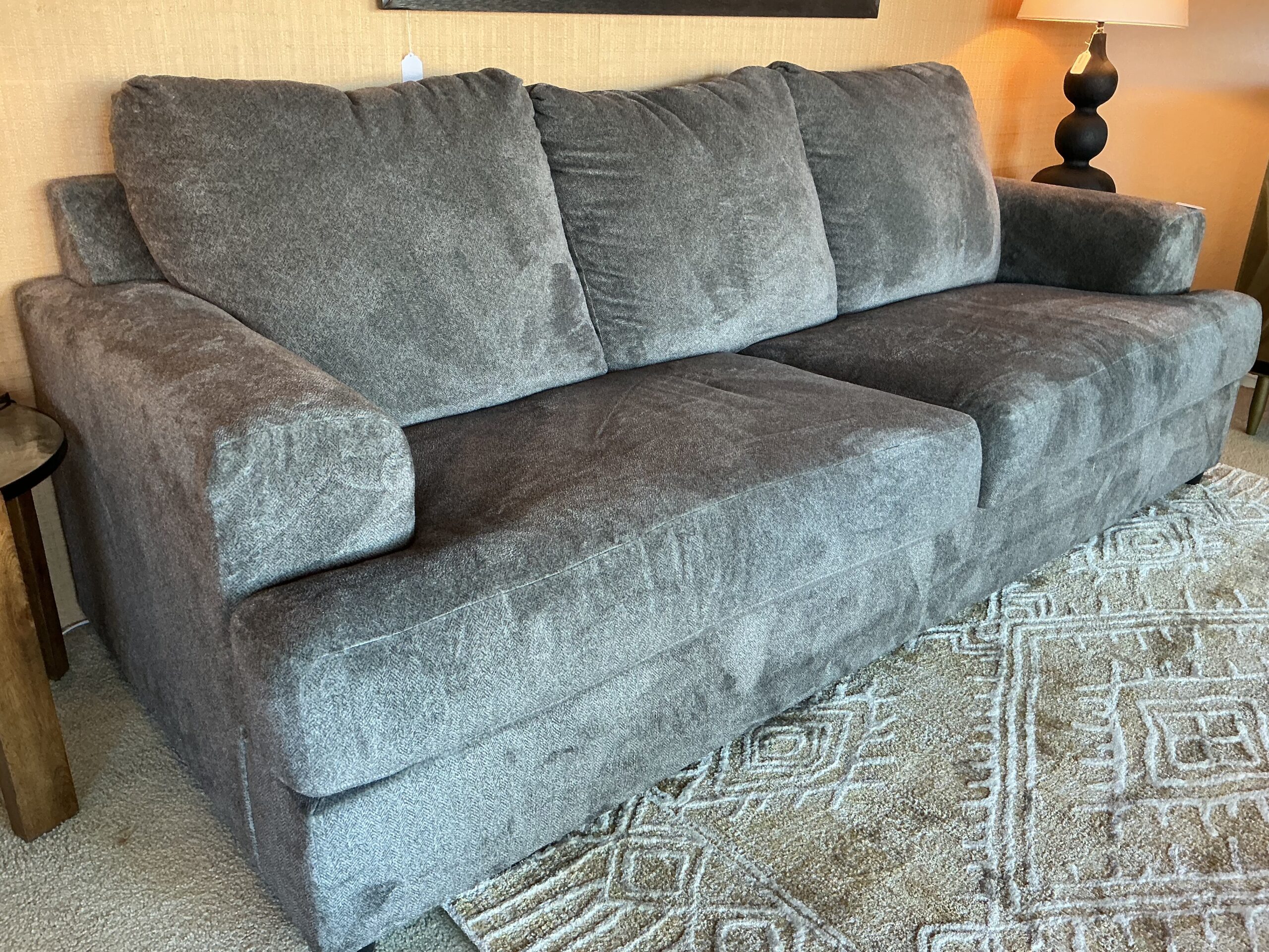grey sofa