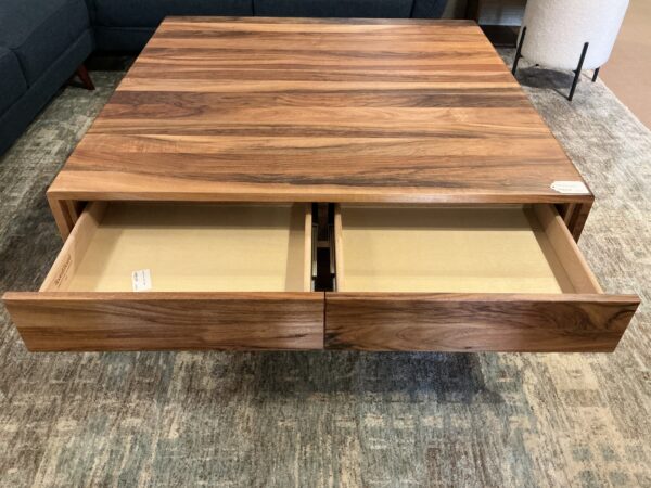 grapht walnut coffee table