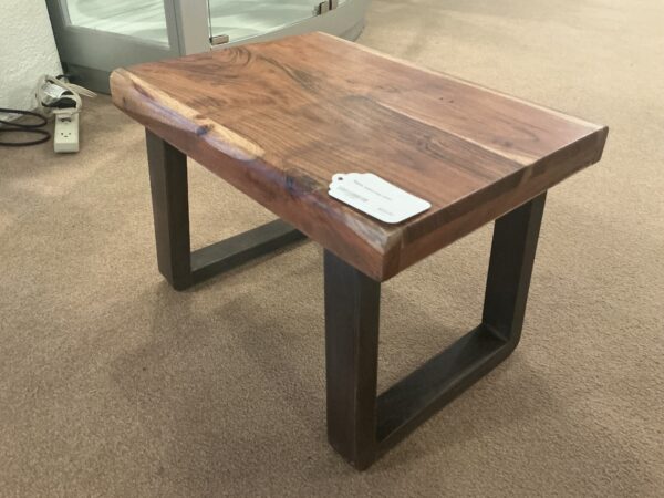 rustic wood step stool