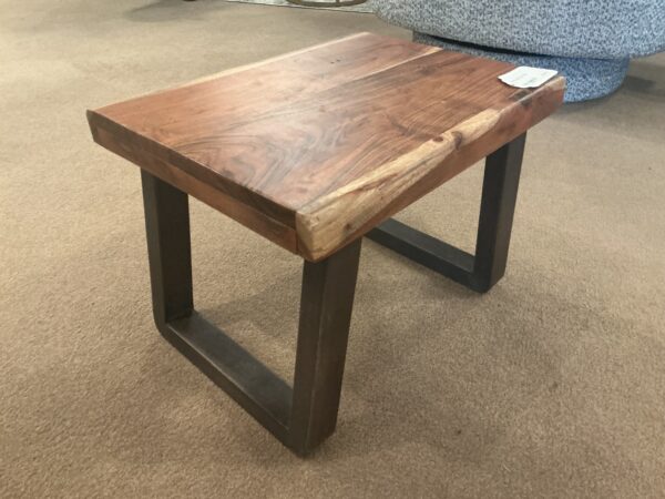 rustic wood step stool