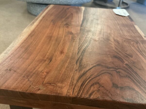 rustic wood step stool