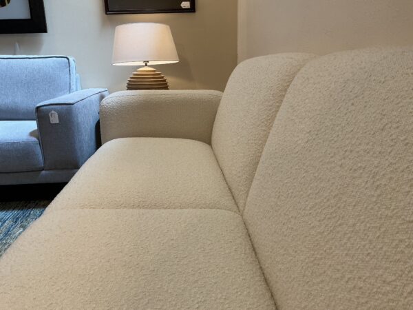white oak framed sofa