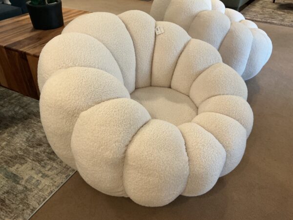 pumpkin swivel chair