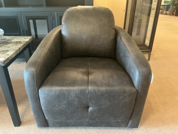 swivel grey chair