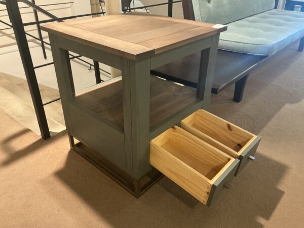 antique jade end table