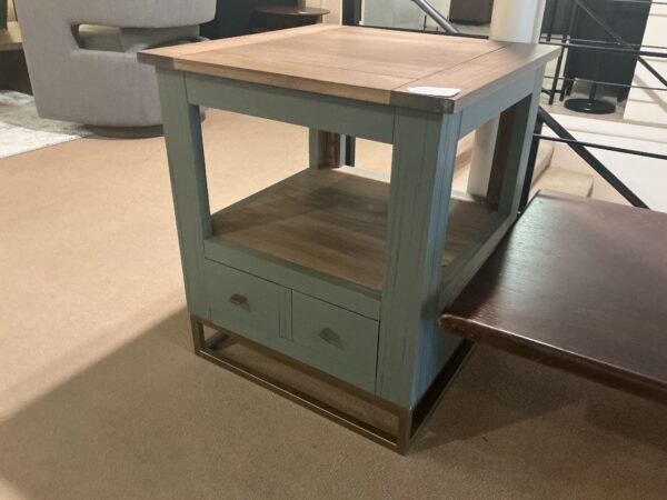 antique jade end table