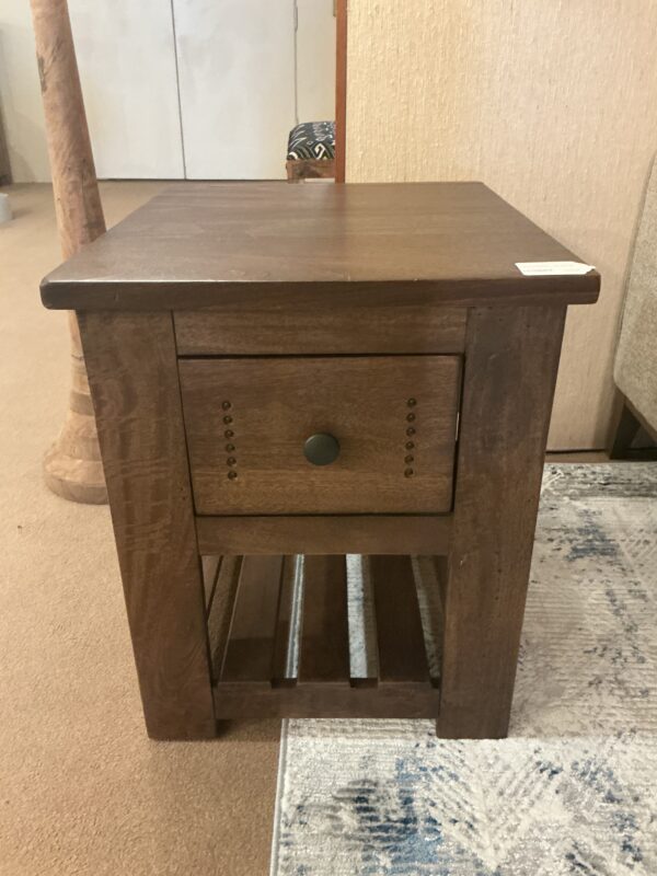 1 drawer chairside table