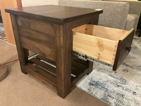 1 drawer chairside table
